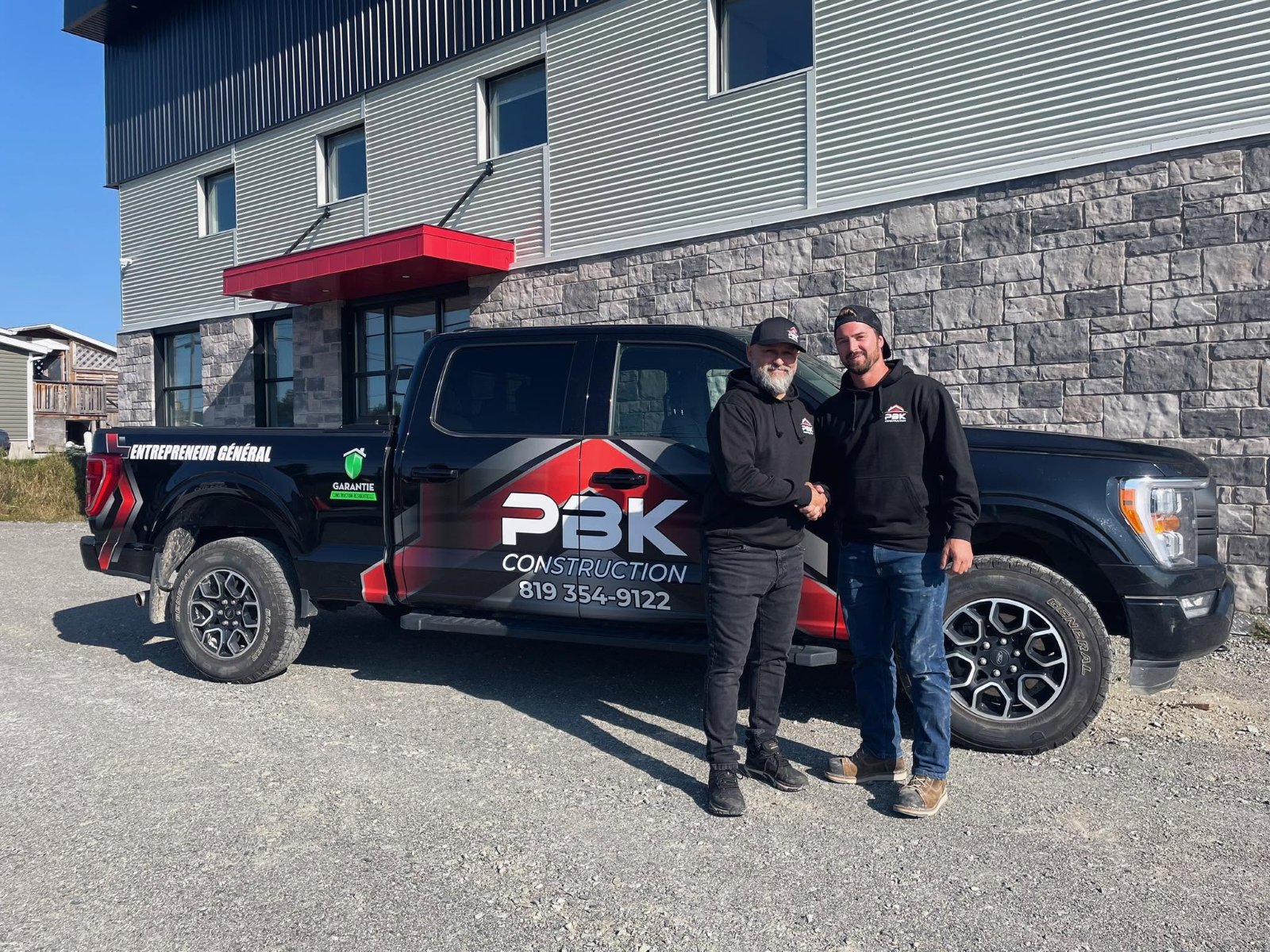 Patrick Bolduc et Patrick Bédard, équipe PBK Construction